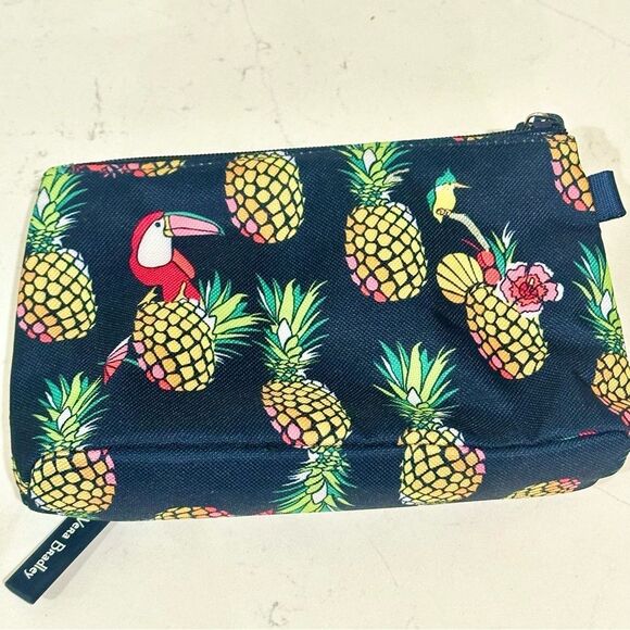 Vera Bradley Lighten Up Compact Organizer Toucan Party Pineapple - Picture 4 of 4